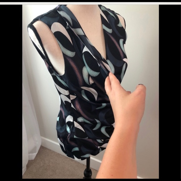 DVF Balisi multicolored balisi crescents top - Picture 5 of 11